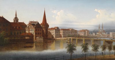 View of Lucerne, Switzerland by J. Wilhelm Jankowsky